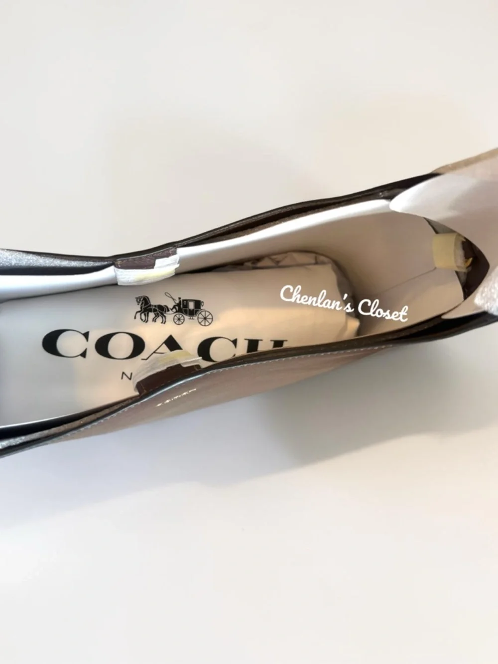 NWT Coach 34 Brooklyn Shoulder Bag 34 - Picture 6 of 12